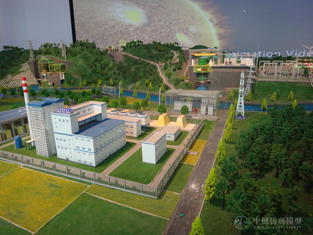 火力发电厂模沙盘模型遵循四个基本原则必出精品  - 新闻动态 - 中创仿真模型13647440899